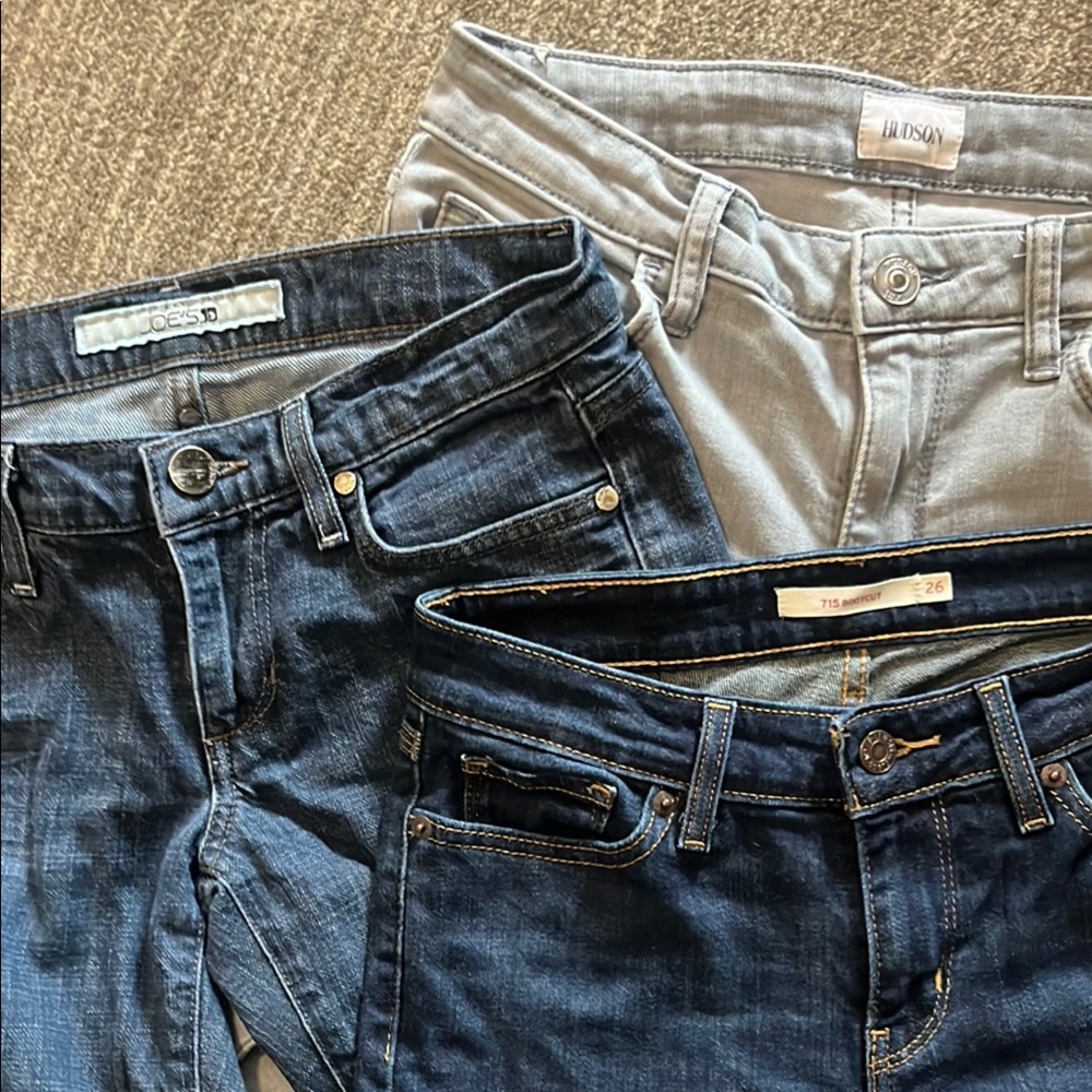3 pair of designer Jeans Women's